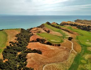 Cape Kidnappers 14th Aerial Back